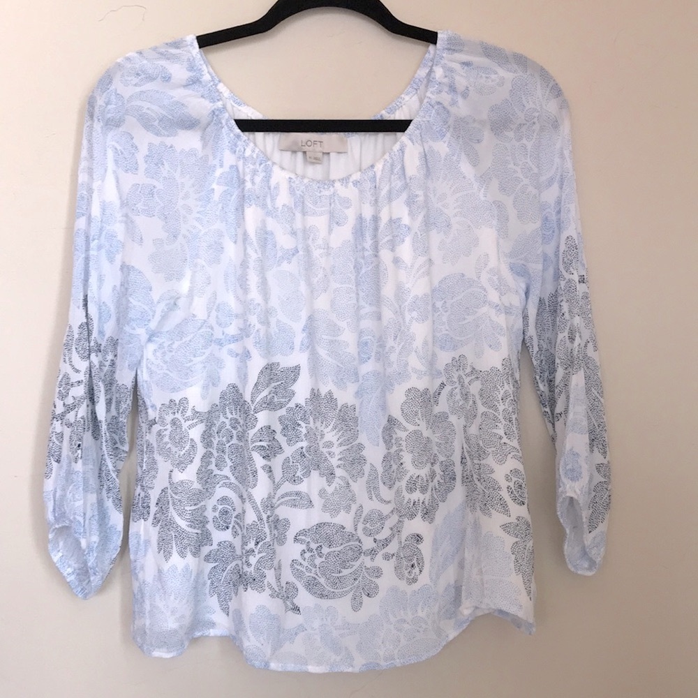 Loft off the shoulder blouse size XS